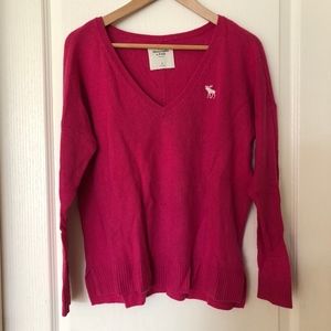 Abercrombie and Fitch Fuchsia Sweater